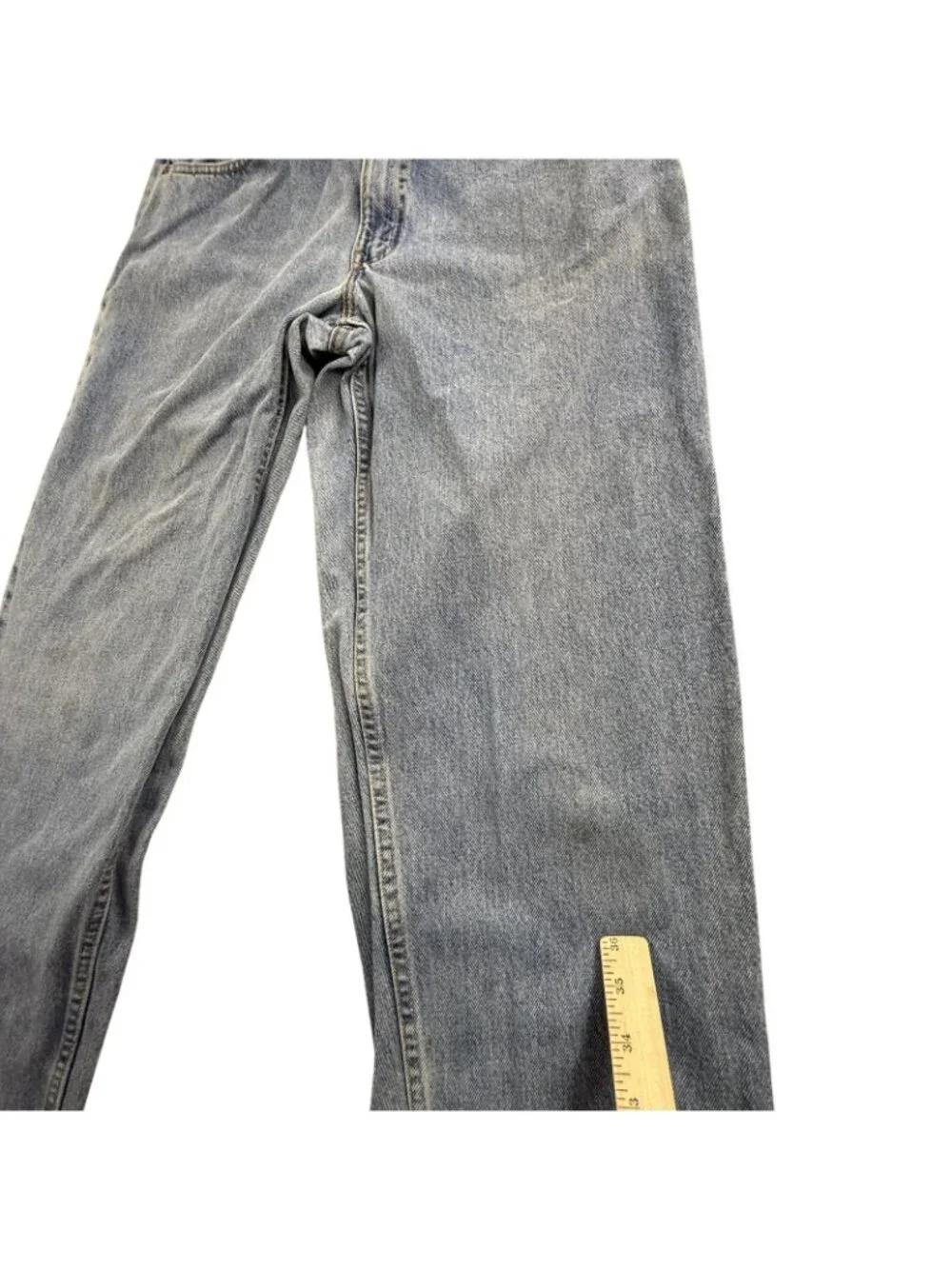 Vintage Levis 560 Jeans Mens 34x34 Blue Loose Tapered Zip Fly Made In USA 90s